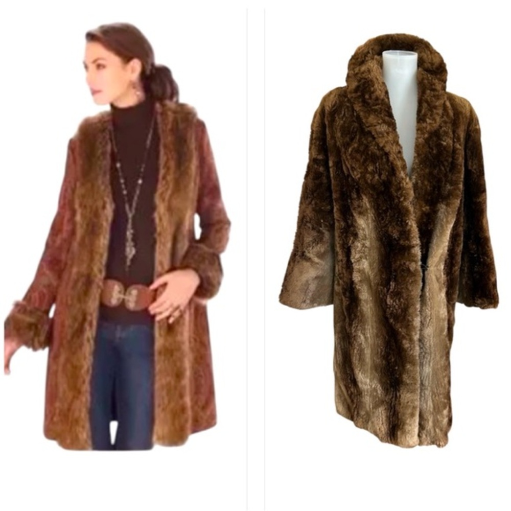 Chico's Rich Brown Teddy Jacket